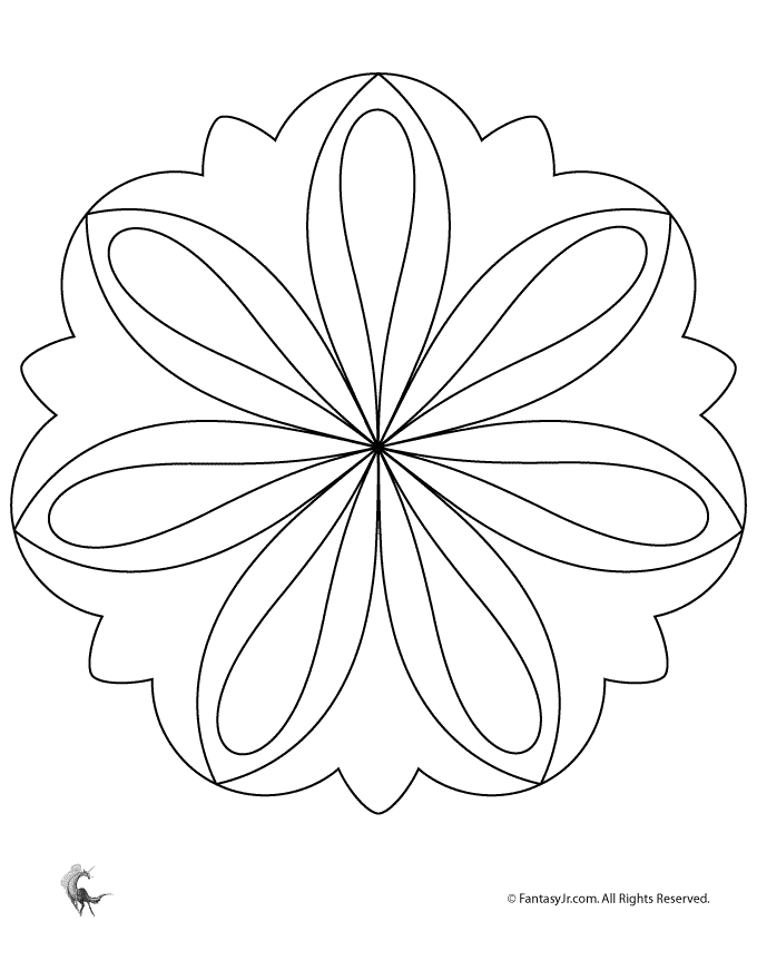 Simple Flower 36 Cool Coloring Page