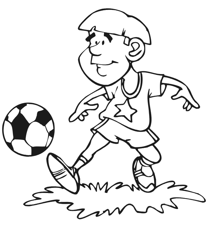Soccer Ball 14 Cool Coloring Page