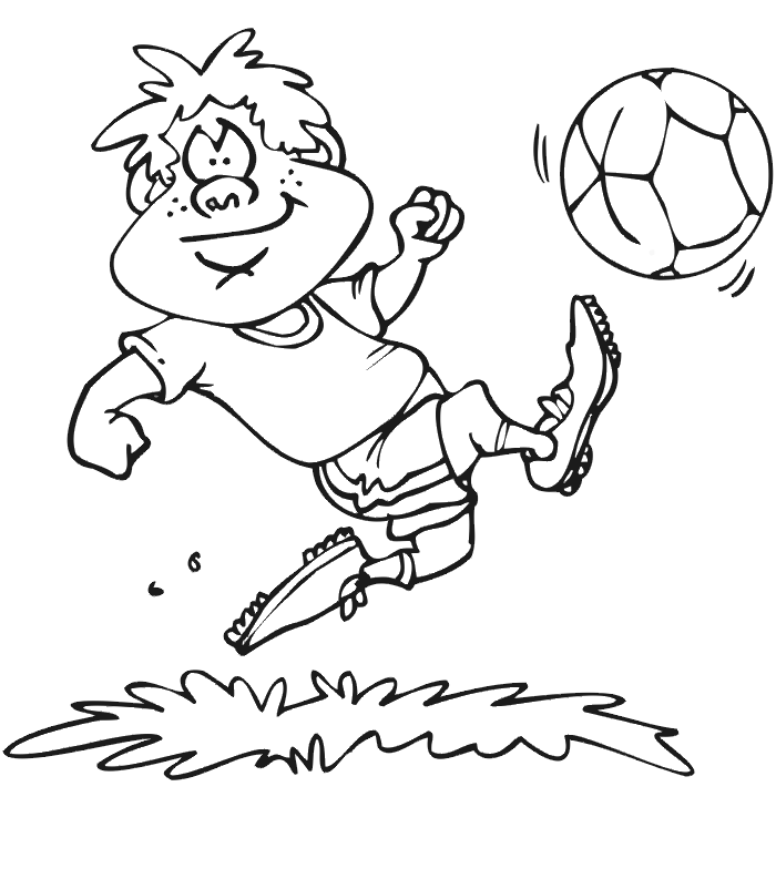 Soccer Ball 16 Cool Coloring Page