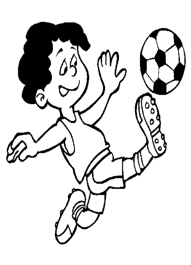 Soccer Ball 18 Cool Coloring Page