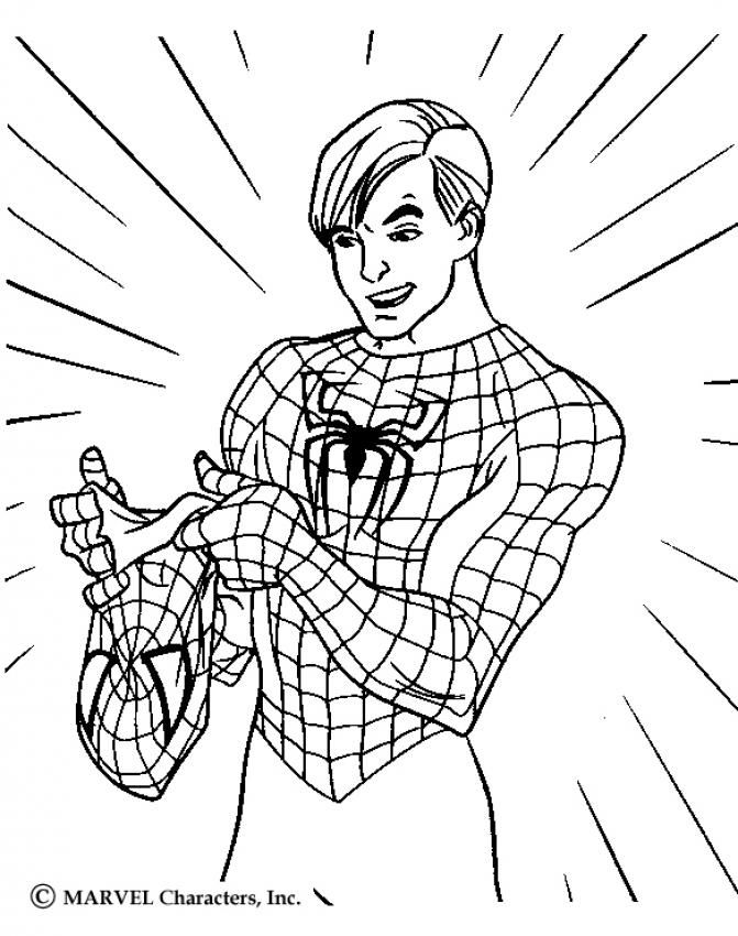 Spiderman 12 Cool Coloring Page