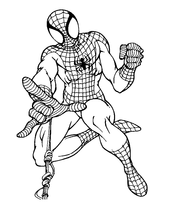 Spiderman 14 Cool Coloring Page