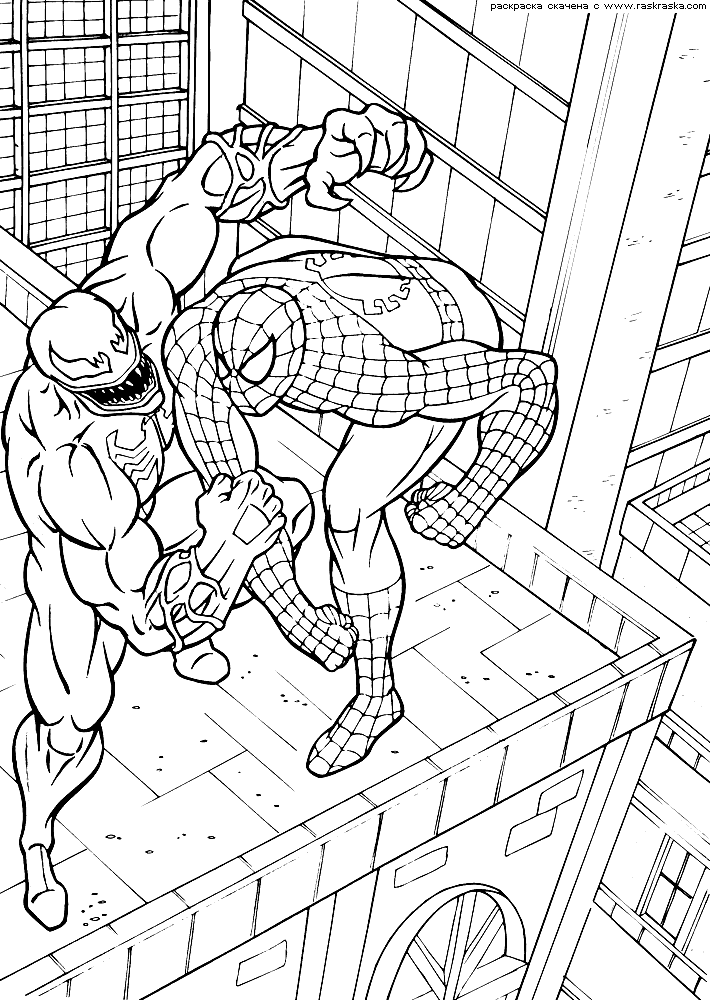 Spiderman 16 Cool Coloring Page
