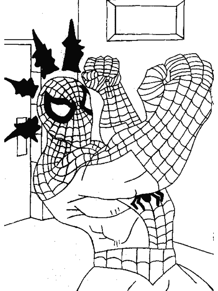 Spiderman 17 For Kids Coloring Page