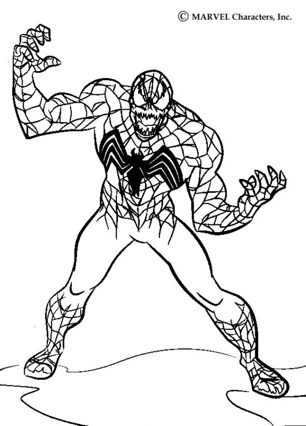 Cool Spiderman 19 Coloring Page