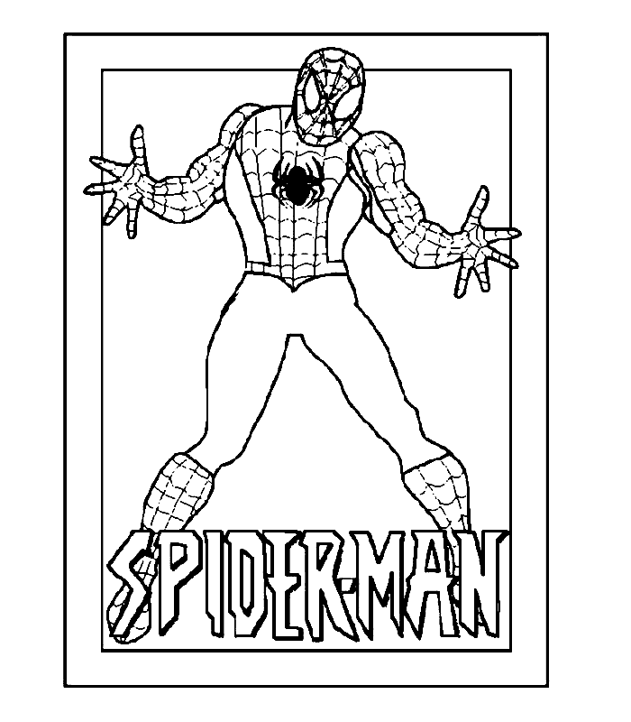 Spiderman 2 Cool Coloring Page