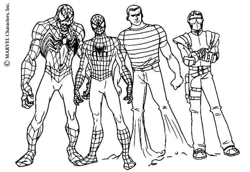 Spiderman 20 Cool Coloring Page