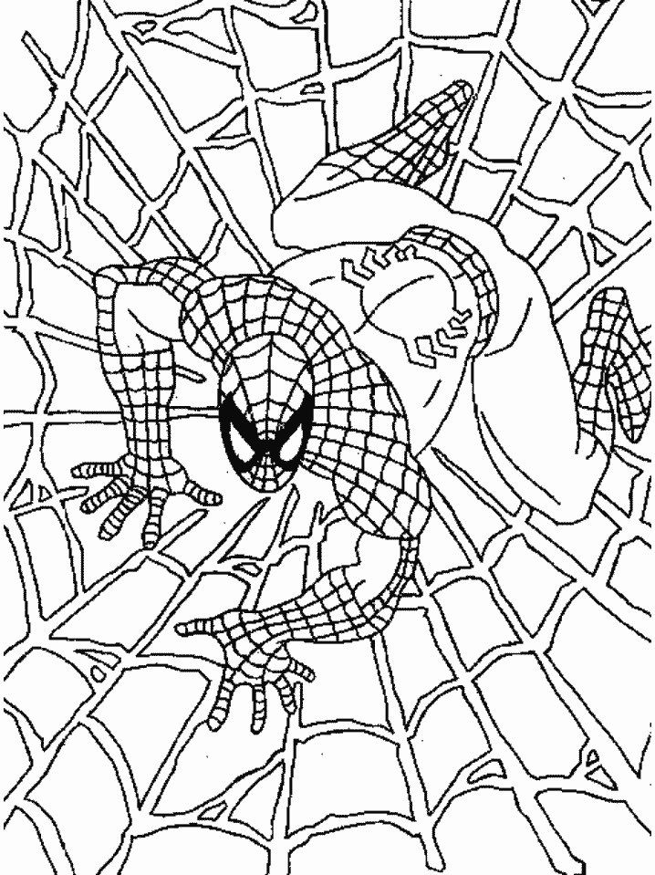 Cool Spiderman 3 Coloring Page