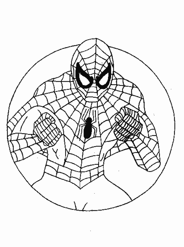 Cool Spiderman 7 Coloring Page