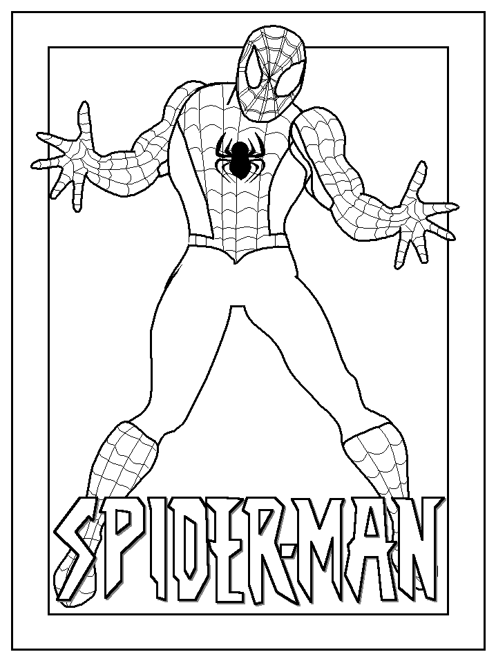 Spiderman 9 For Kids Coloring Page