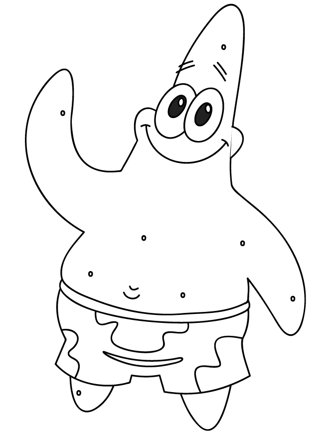 Spongebob Characters 18 Cool Coloring Page