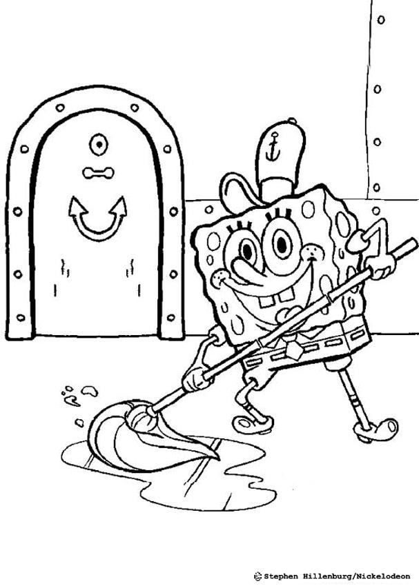 Spongebob Characters 21 Cool Coloring Page