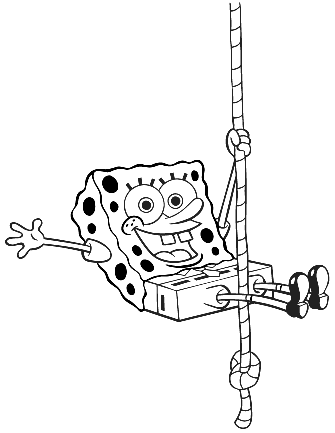 Spongebob Characters 30 For Kids Coloring Page