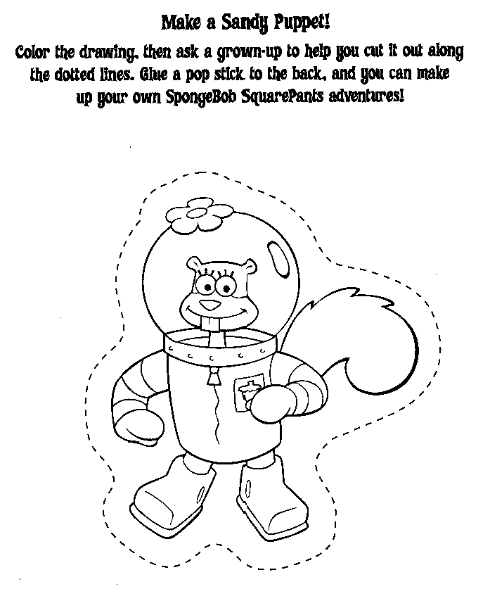 Spongebob Characters 34 For Kids Coloring Page