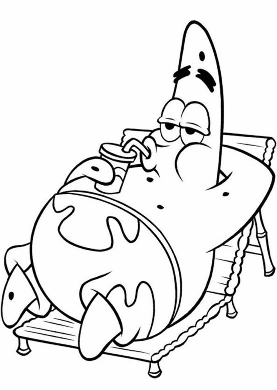 Spongebob Characters 60 For Kids Coloring Page