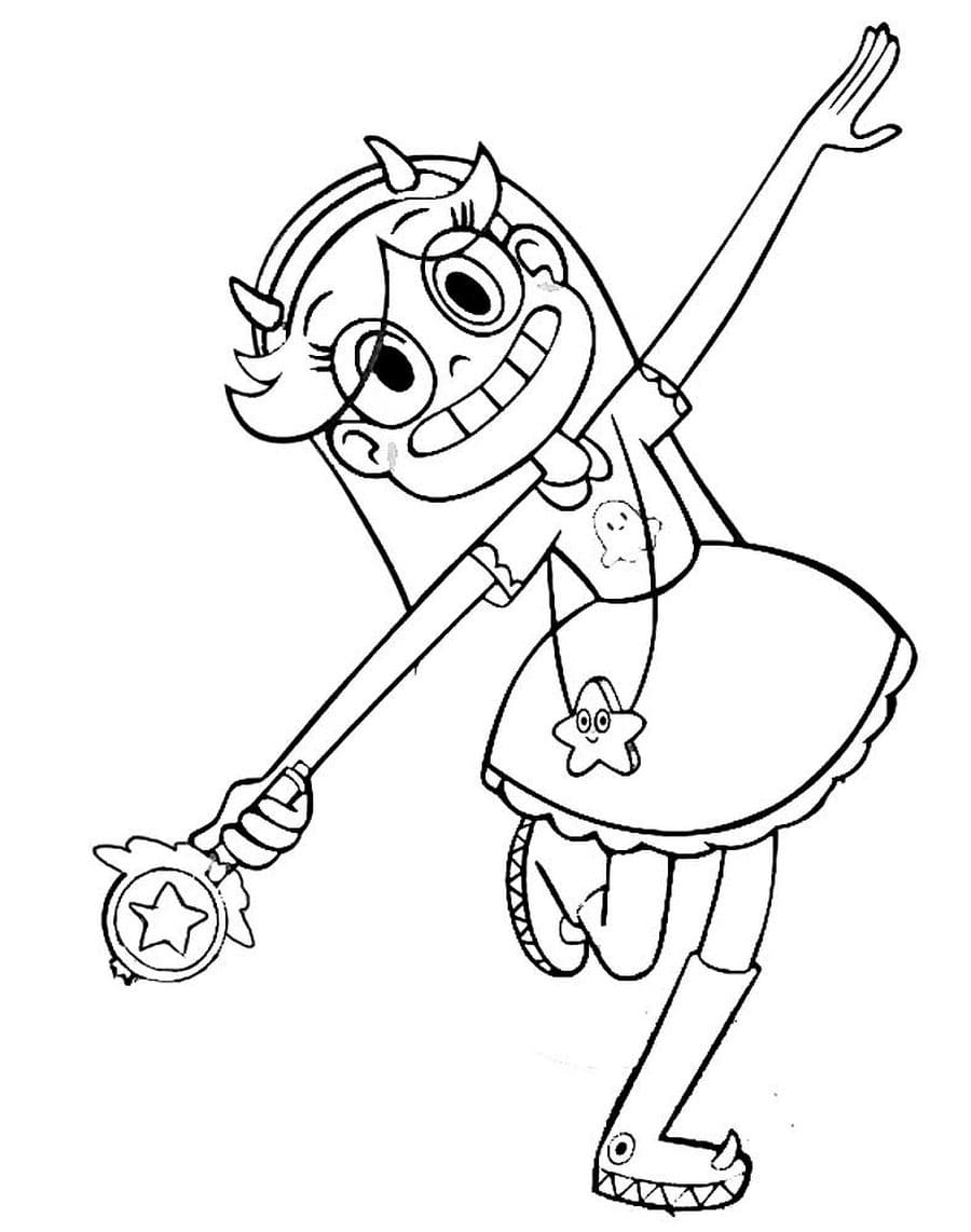 Star Vs The Forces Of Evil 11 Cool Coloring Page