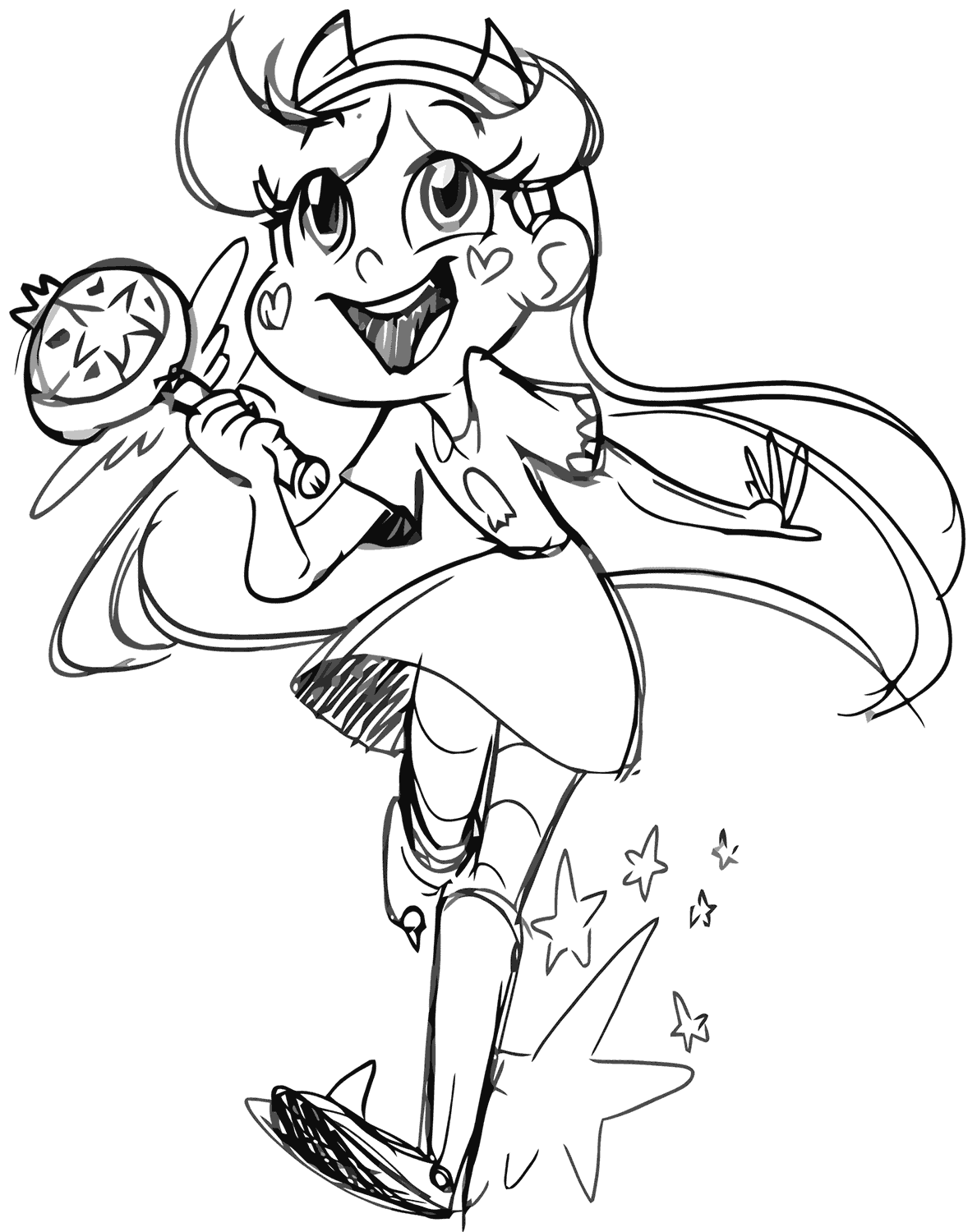 Cool Star Vs The Forces Of Evil 16 Coloring Page
