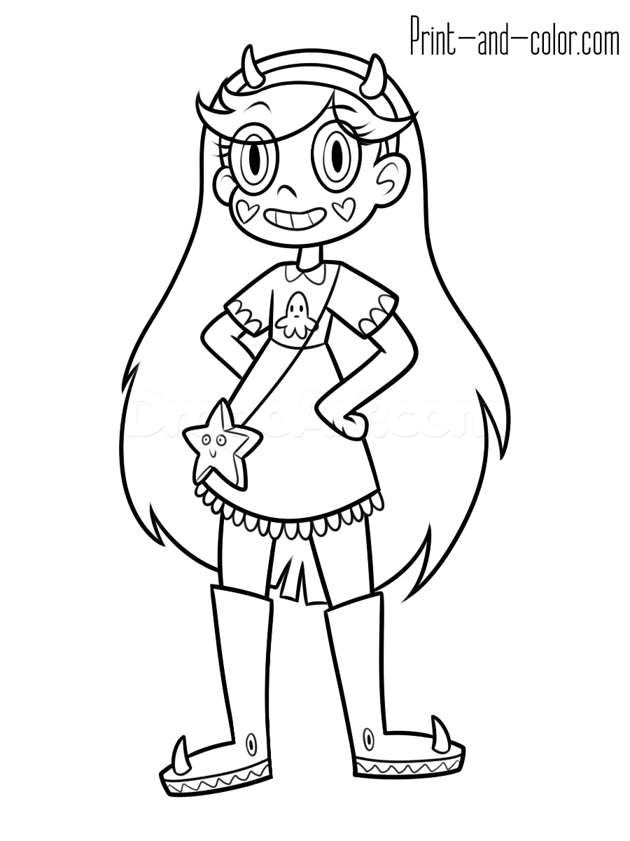 Star Vs The Forces Of Evil 20 Coloring Pages   Coloring Cool