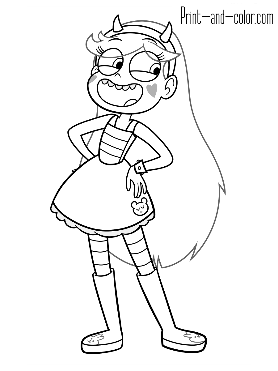 Star Vs The Forces Of Evil 21 Cool Coloring Page