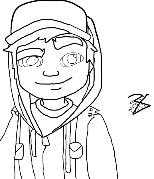 Subway Surfers 10 Cool Coloring Page