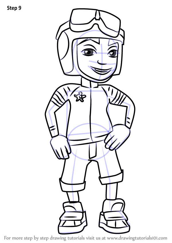 Subway Surfers 14 Cool Coloring Page