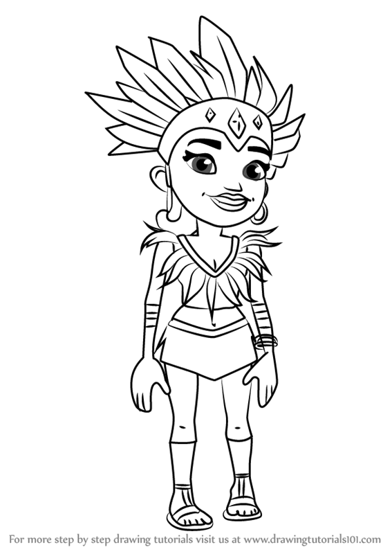 Subway Surfers 15 For Kids Coloring Page