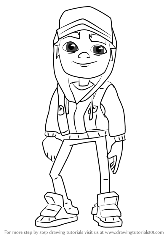 Subway Surfers 16 Cool Coloring Page