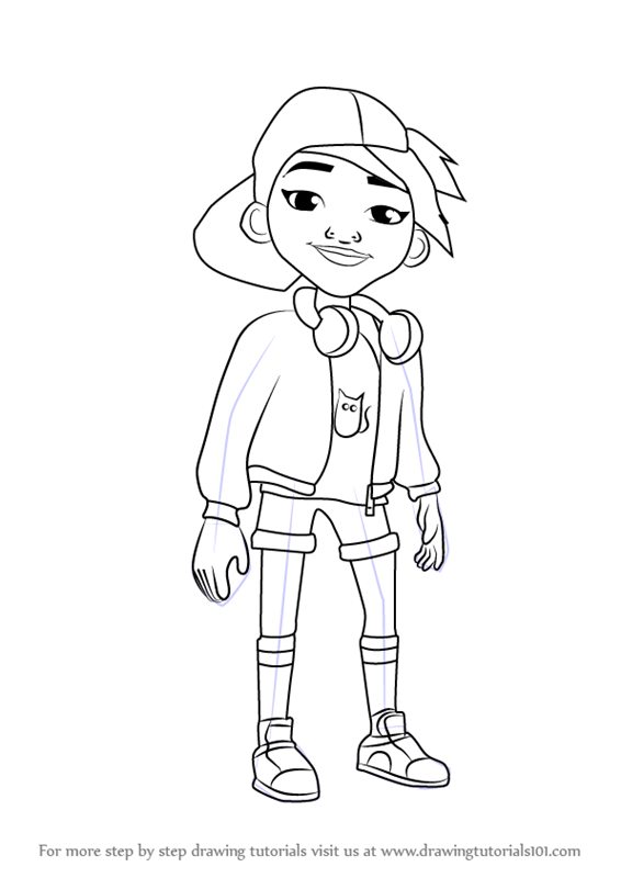 Cool Subway Surfers 17 Coloring Page