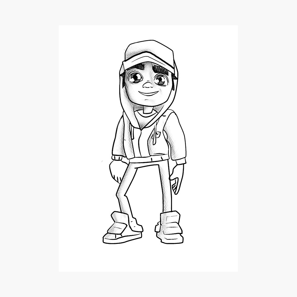 Subway Surfers 18 Cool Coloring Page