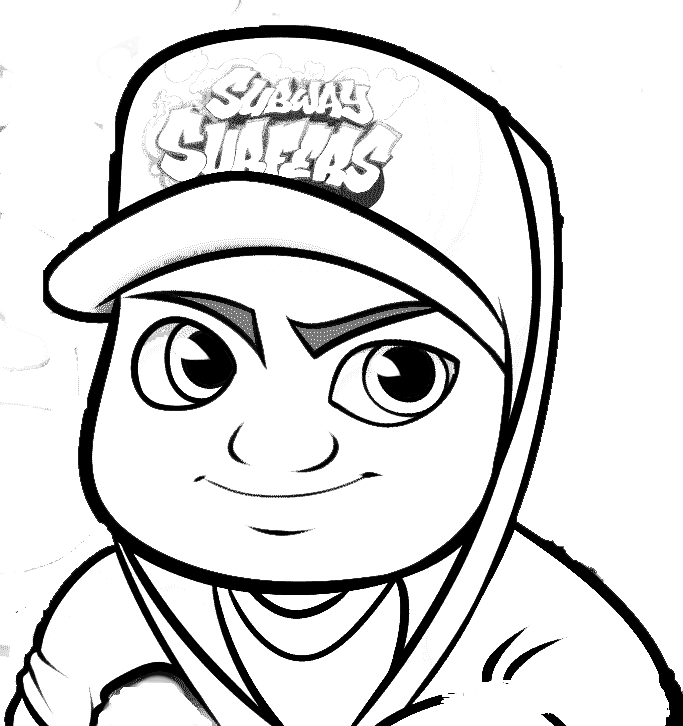 Subway Surfers 20 Cool Coloring Page