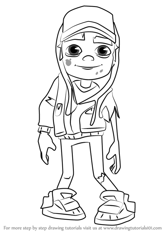 Cool Subway Surfers 21 Coloring Page