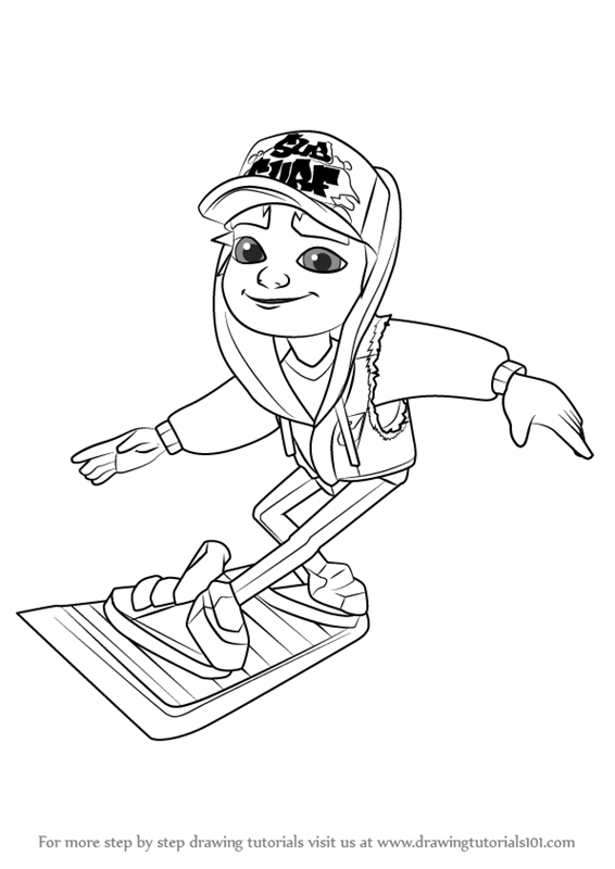 Subway Surfers 7 For Kids Coloring Page