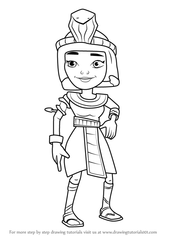 Subway Surfers 8 Cool Coloring Page