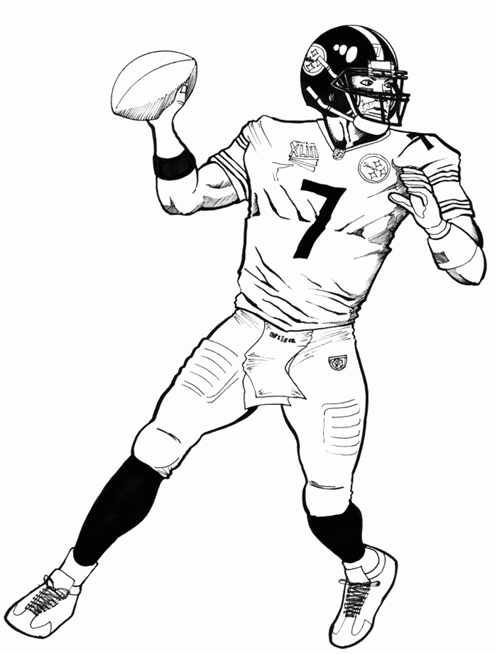 Superbowl 10 For Kids Coloring Page
