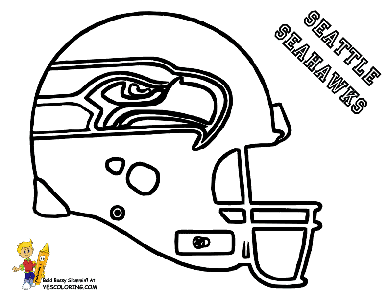 Superbowl 15 Cool Coloring Page