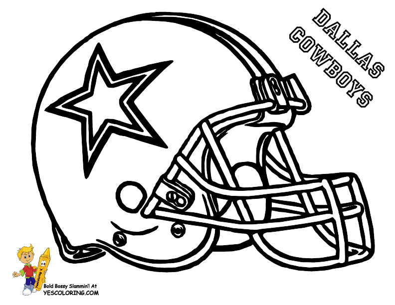 Superbowl 17 Cool Coloring Page
