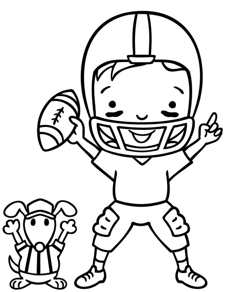 Superbowl 25 Cool Coloring Page