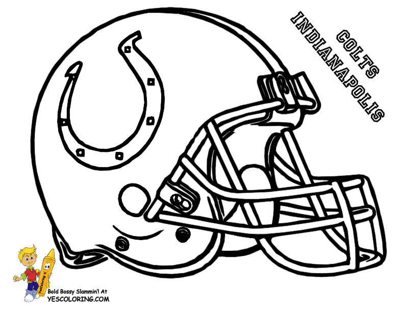 Superbowl 33 Cool Coloring Page