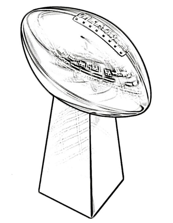 Cool Superbowl 36 Coloring Page