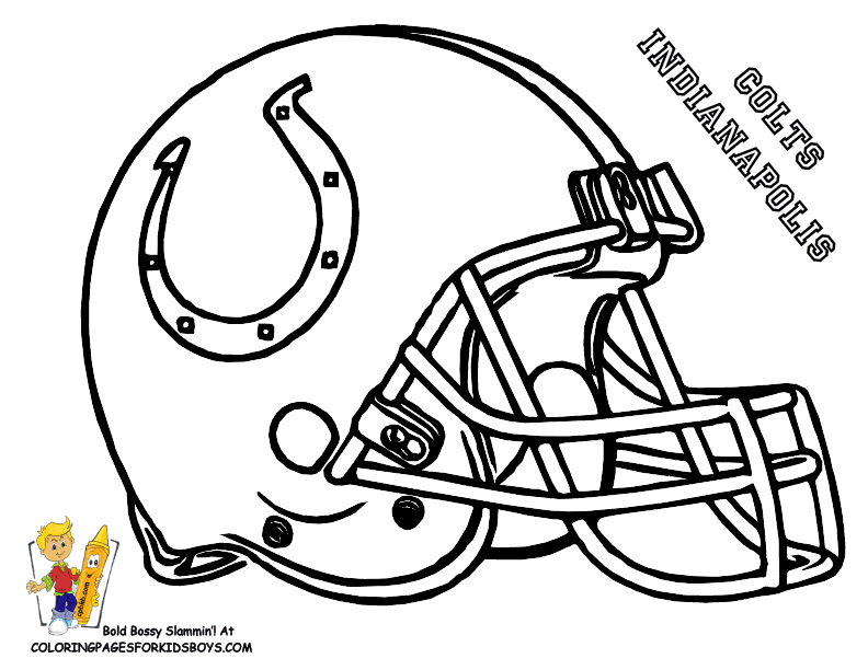 Superbowl 6 For Kids Coloring Page