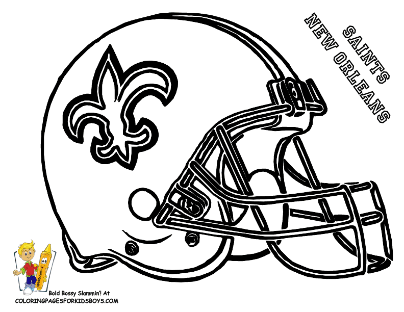 Superbowl 9 Cool Coloring Page