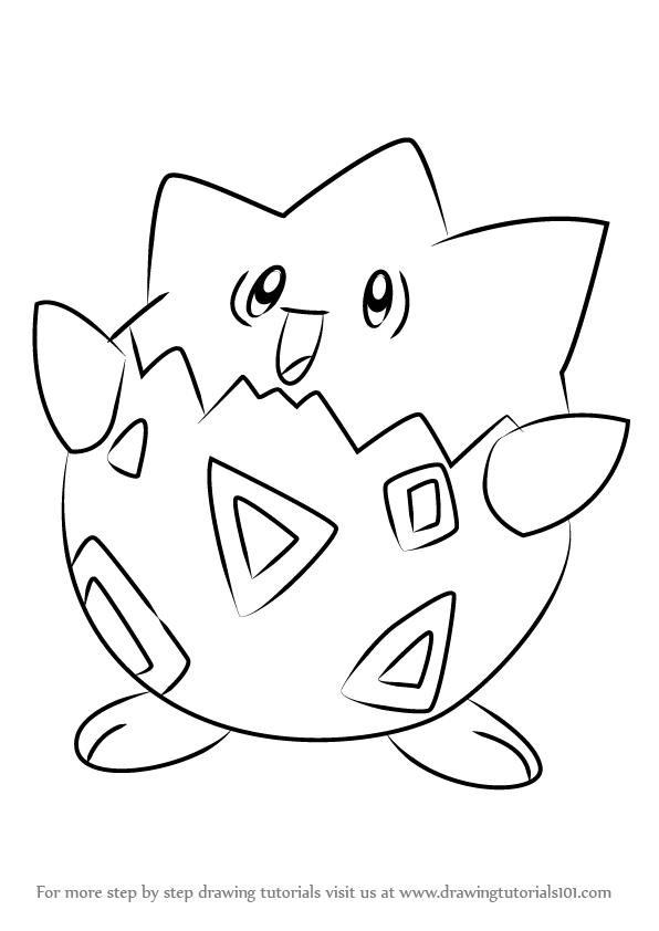 Togepi 18 Cool Coloring Page
