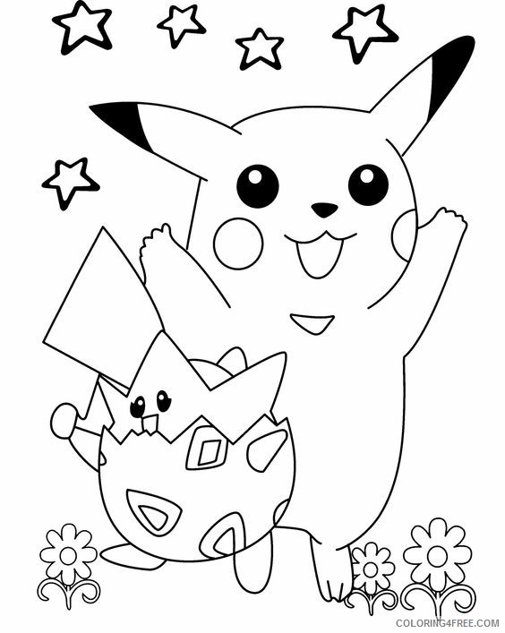Cool Togepi 7 Coloring Page