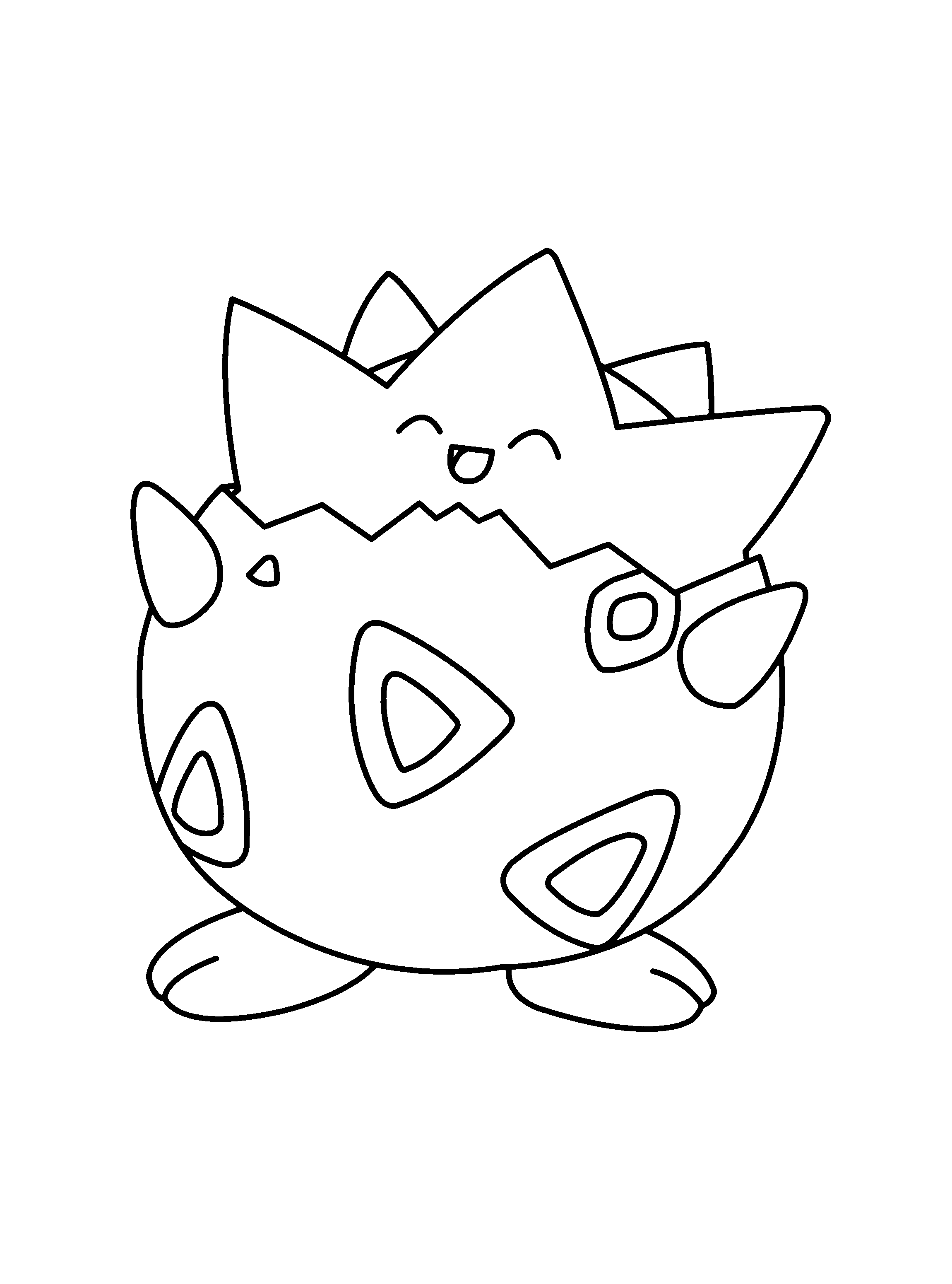 Togepi 8 Cool Coloring Page