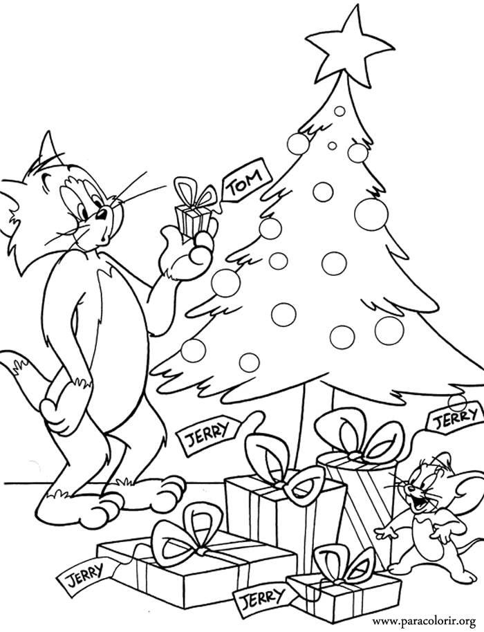 Cool Tom and Jerry 1 Coloring Page