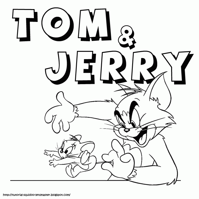Tom and Jerry 11 For Kids Coloring Page