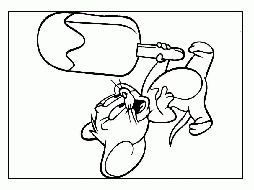 Tom and Jerry 18 Cool Coloring Page