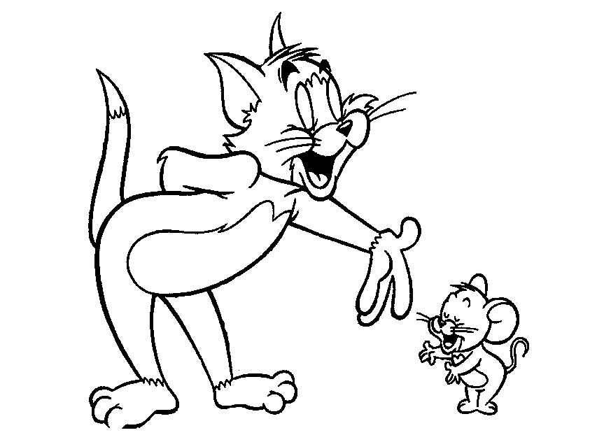 Cool Tom and Jerry 21 Coloring Page