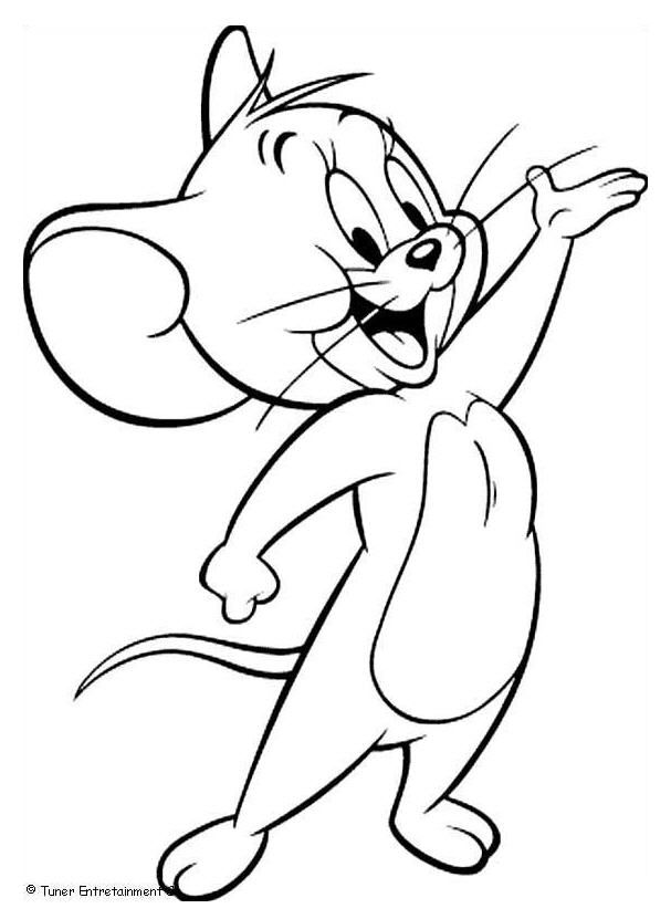 Cool Tom and Jerry 25 Coloring Page