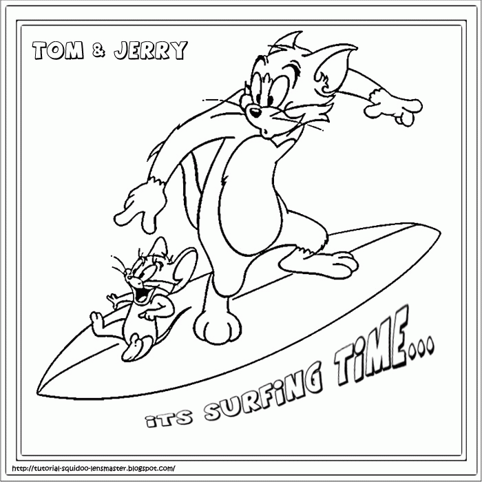 Tom and Jerry 26 Cool Coloring Page